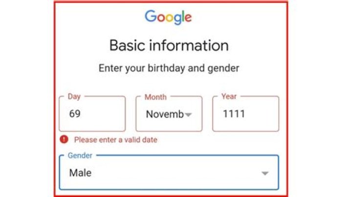 What is a valid birthday?
