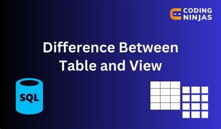 What is the difference between table and schedule?
