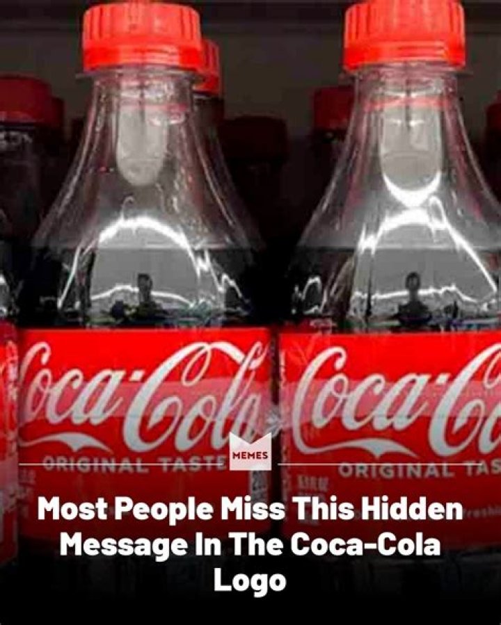 What is the hidden message in Coca-Cola logo?