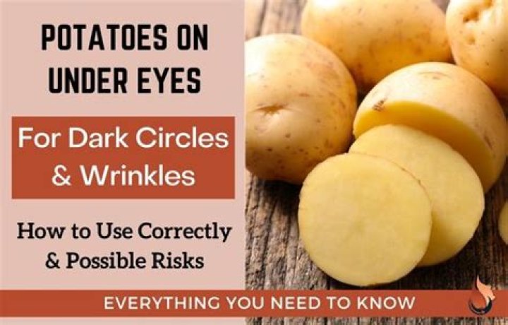 What vegetable is good for dark circles?