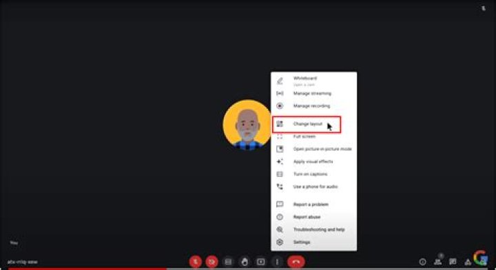Why can't I change layout in Google Meet?