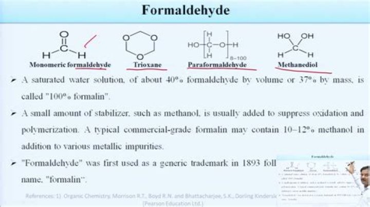 Why does Dyson use formaldehyde?