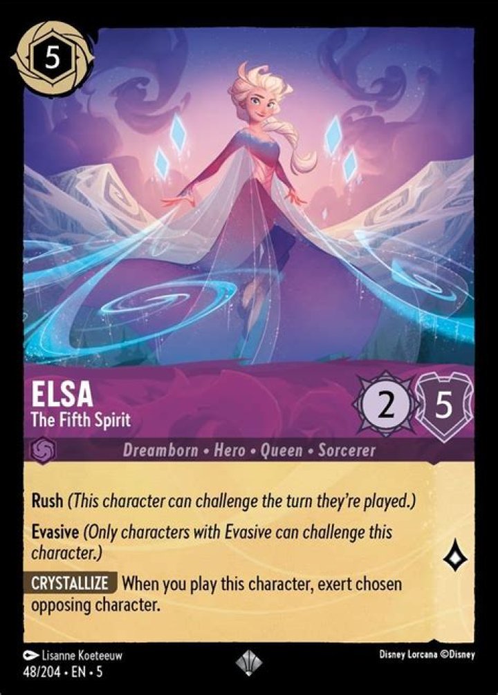 Why was Elsa the fifth spirit?